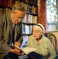 J.R.R. Tolkienas ir jo žmona Edith Bratt