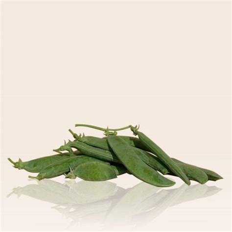 Žirnių ankštys su žirneliais