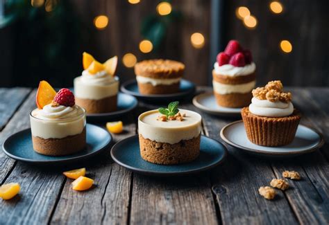 Įvairūs šventiniai desertai